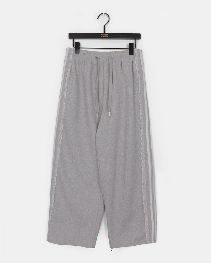 Jaya Lace Track Wide two-way Pants