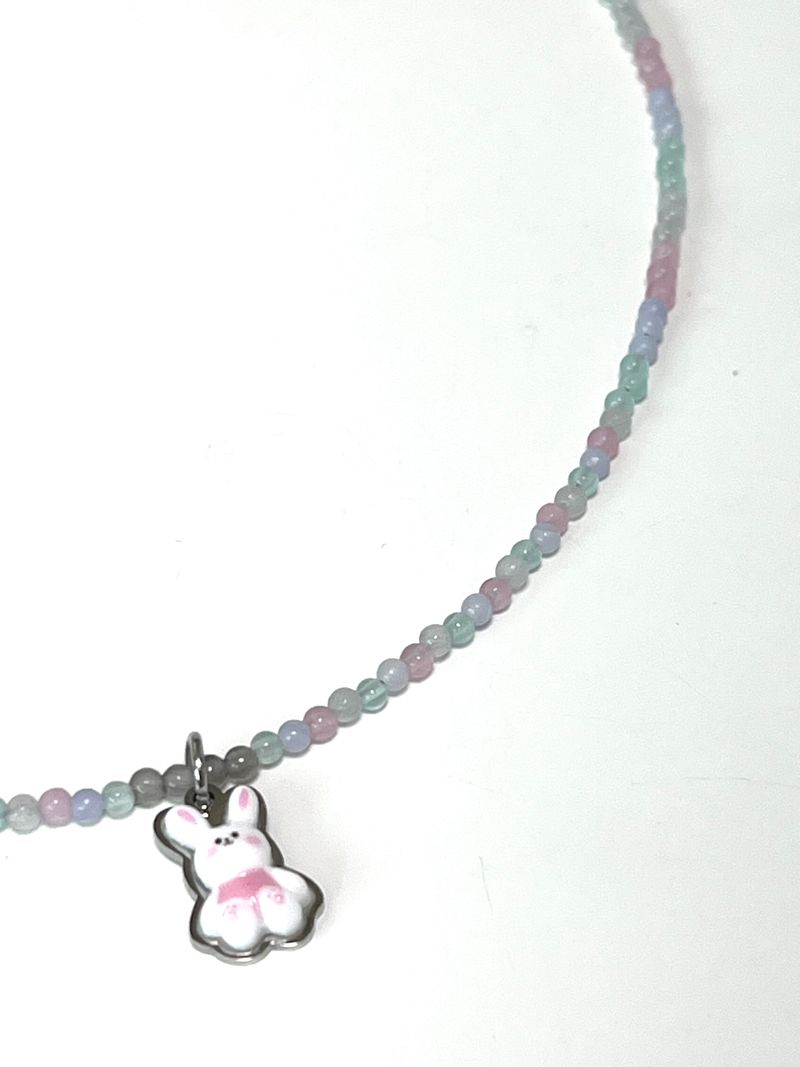 MADE candy bunny necklace