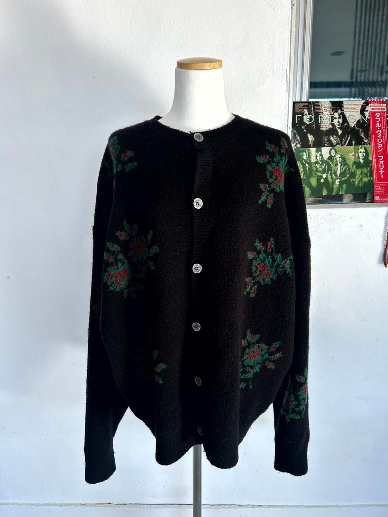 (2color) flower cardigan