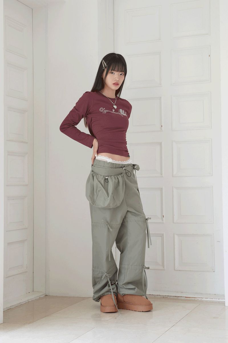 ZIZE ANGEL CUBIC T-SHIRTS (BURGUNDY)