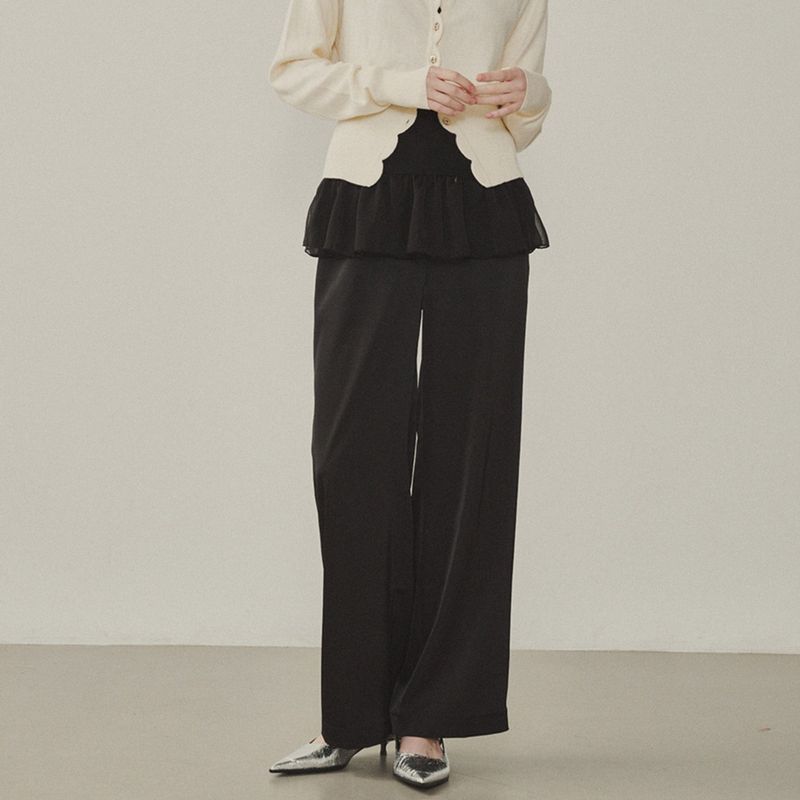 Melrose Satin Basic Pants