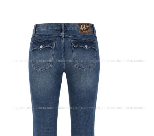 Fuzz Wingflap Low Bootcut Denim Pants