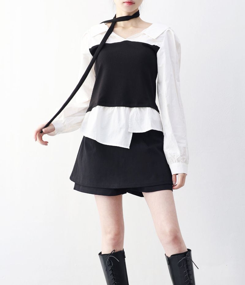 NONCODE(ノンコード)の「Merhi Layered Blouse Tie Set(Tops)」