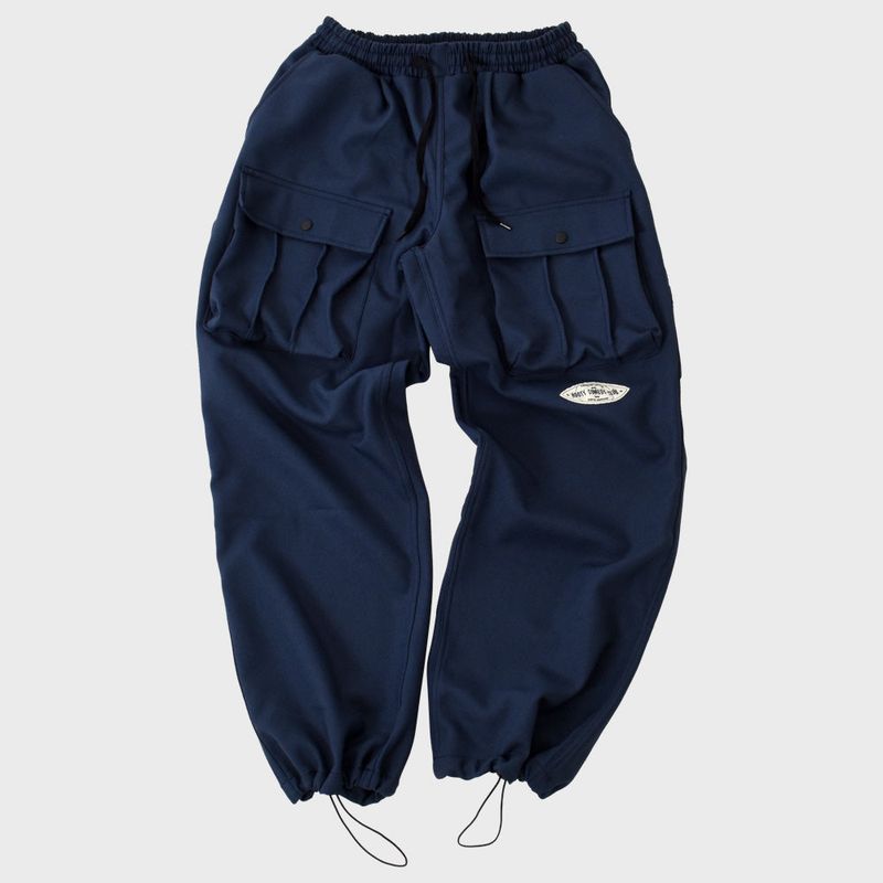 NUMBER EIGHT WIDE CARGO PANTS (NAVY)