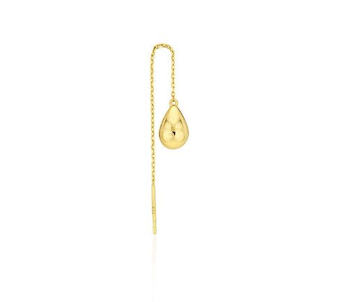26SS★ Champagne Moon Dew Drop Silver Darling Earrings