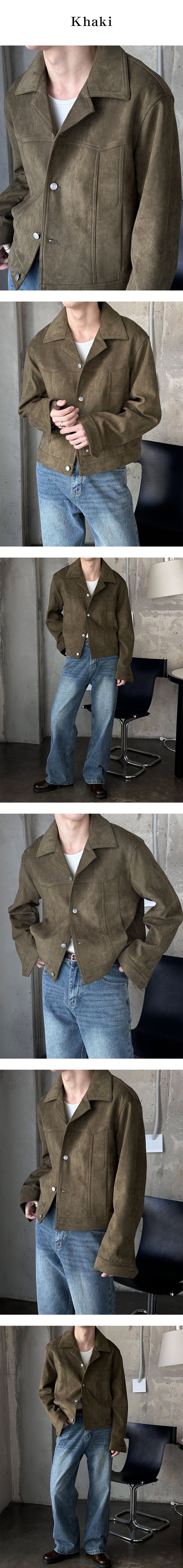  [S/S] Rough suede jacket(3color)