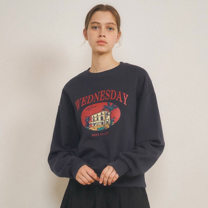 Mallorca Artwork Sweatshirt_3Color