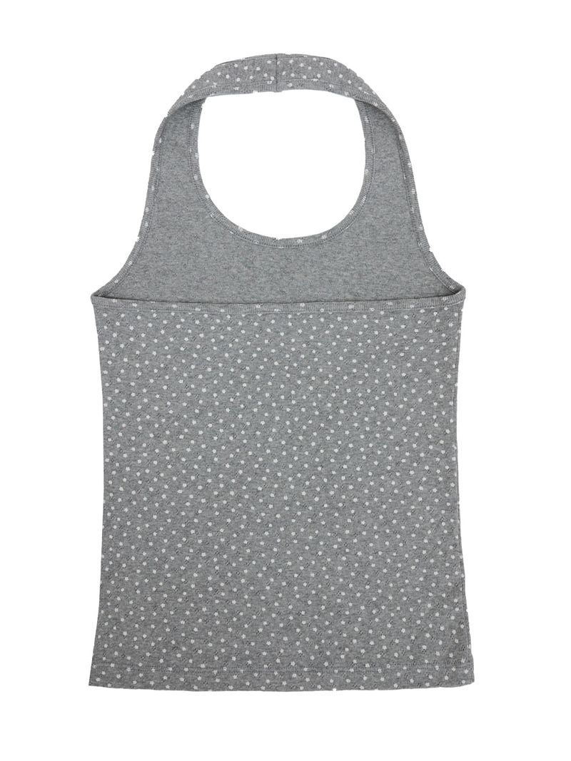 KAWAII Halter Sleeveless (Melange Grey)