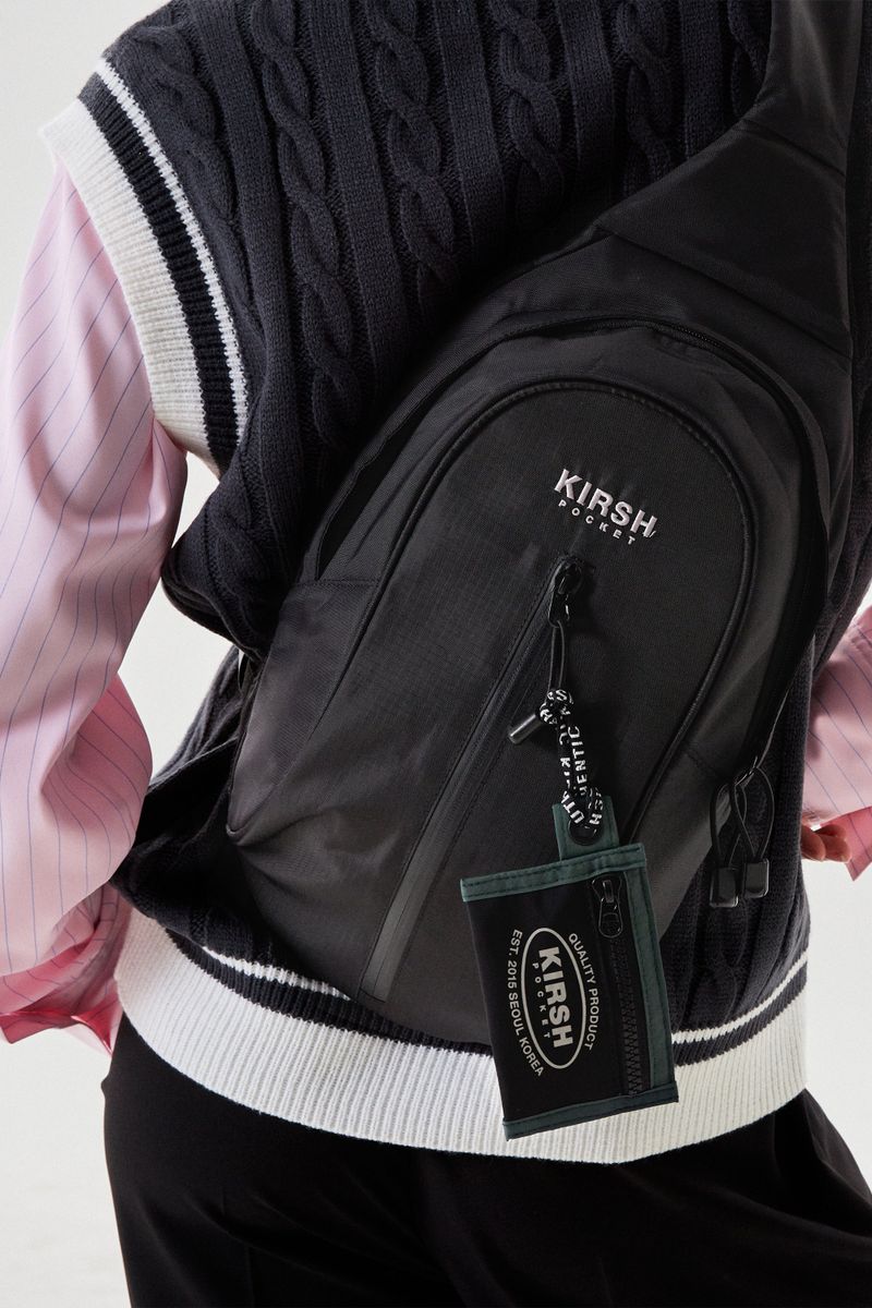 POCKET STRAP POINT COIN BAG [BLACK]