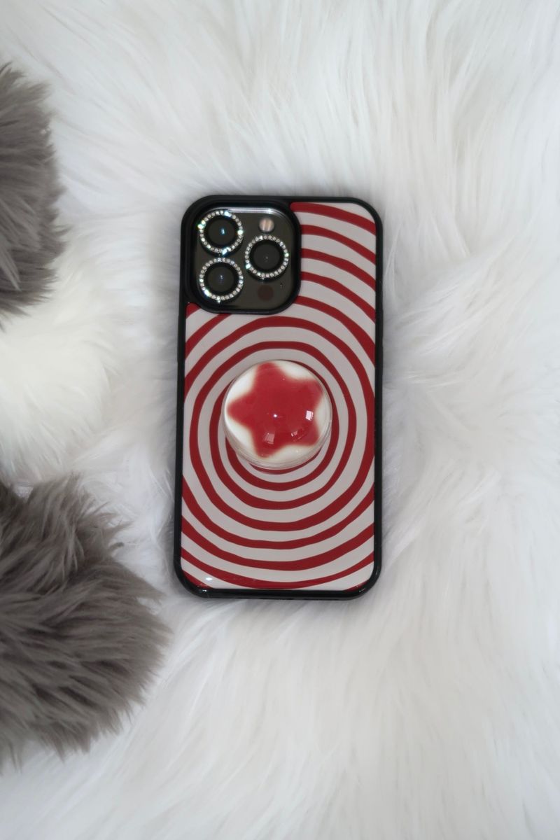 [MADE] bingle epoxy case + blur star tok SET (red)