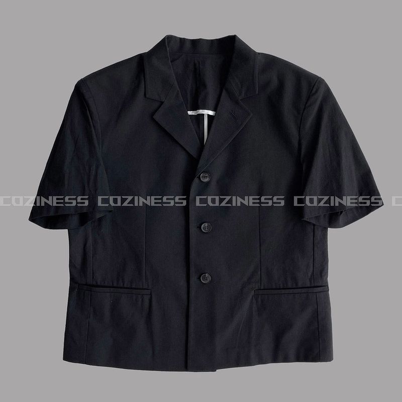 ECT Linen Short-Sleeved Short Jacket (2 colors)