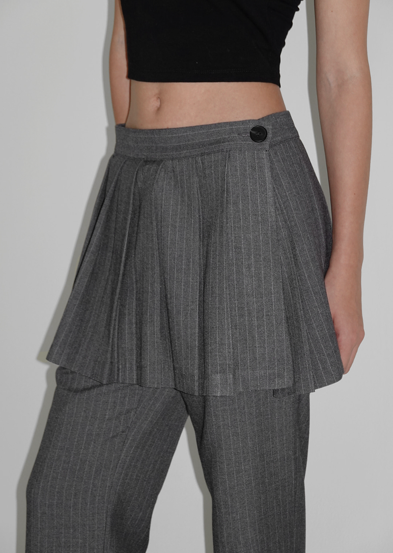 [MADE] Darnell SET - Pleated Mini Wrap Skirt
