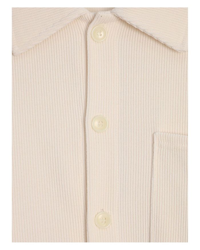 (UNISEX) Corduroy Shirt Cardigan