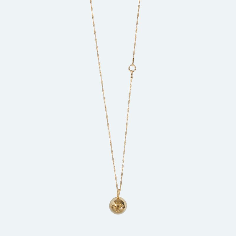 Ball Pendant Necklace_Gold