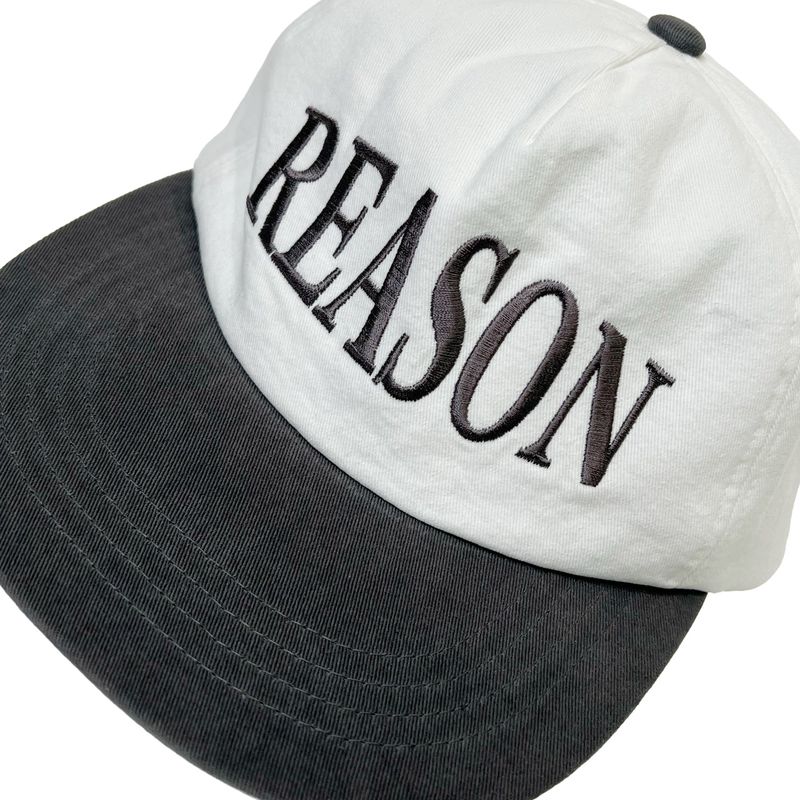 REASON WASHED CAP (WHITE, GRAY)
