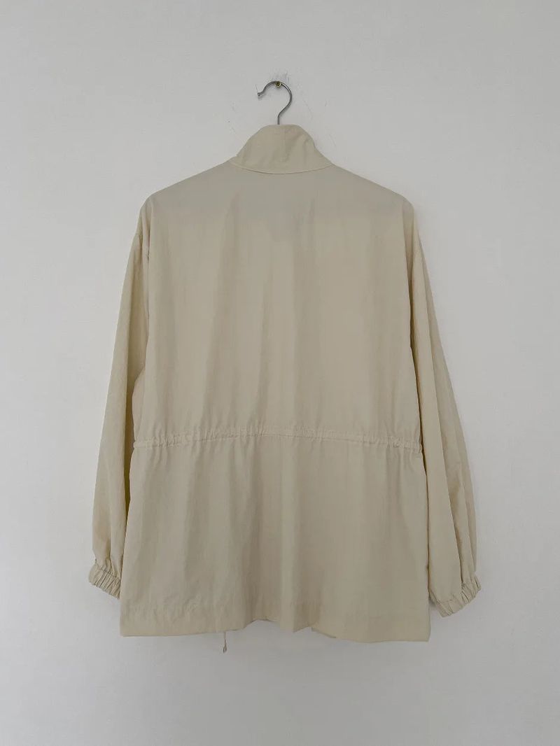 Low Nylon String Loose Fit Jacket