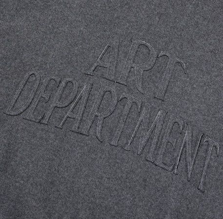 Art wool patch sweatshirt