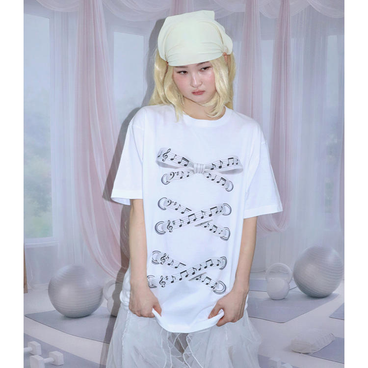 music ribbon t-shirts