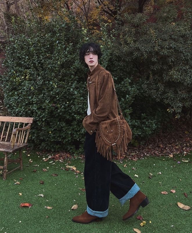 [Handmade] Rope suede boots
