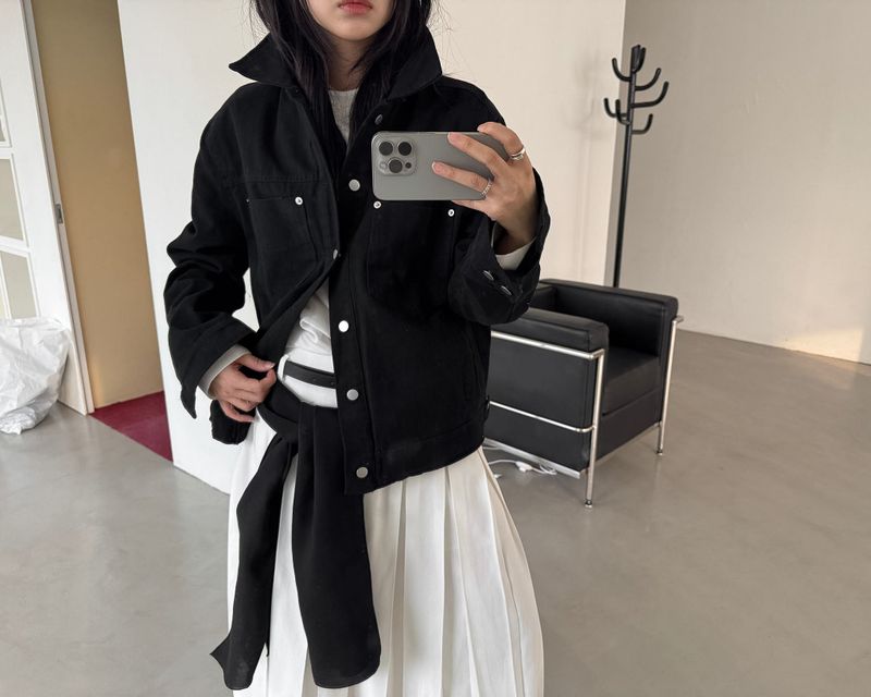 Rivet dyed jacket (Unisex)