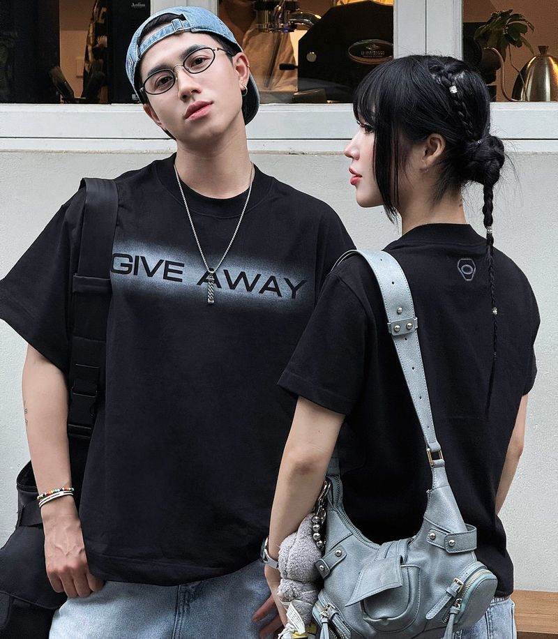 KMC “GIVE AWAY” Shadow Boxy Fit T-Shirt