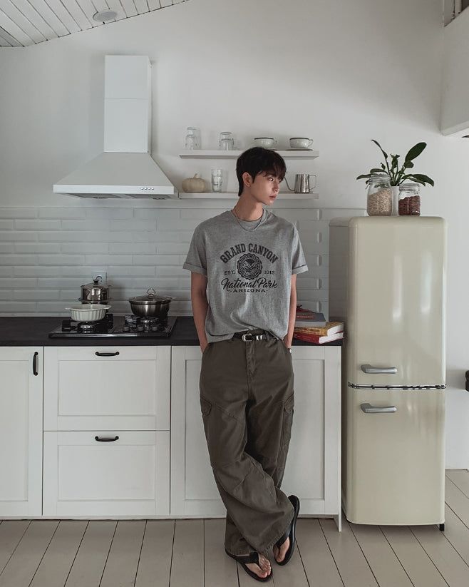 Poneer Cation Parachute Diagonal Cargo Pants