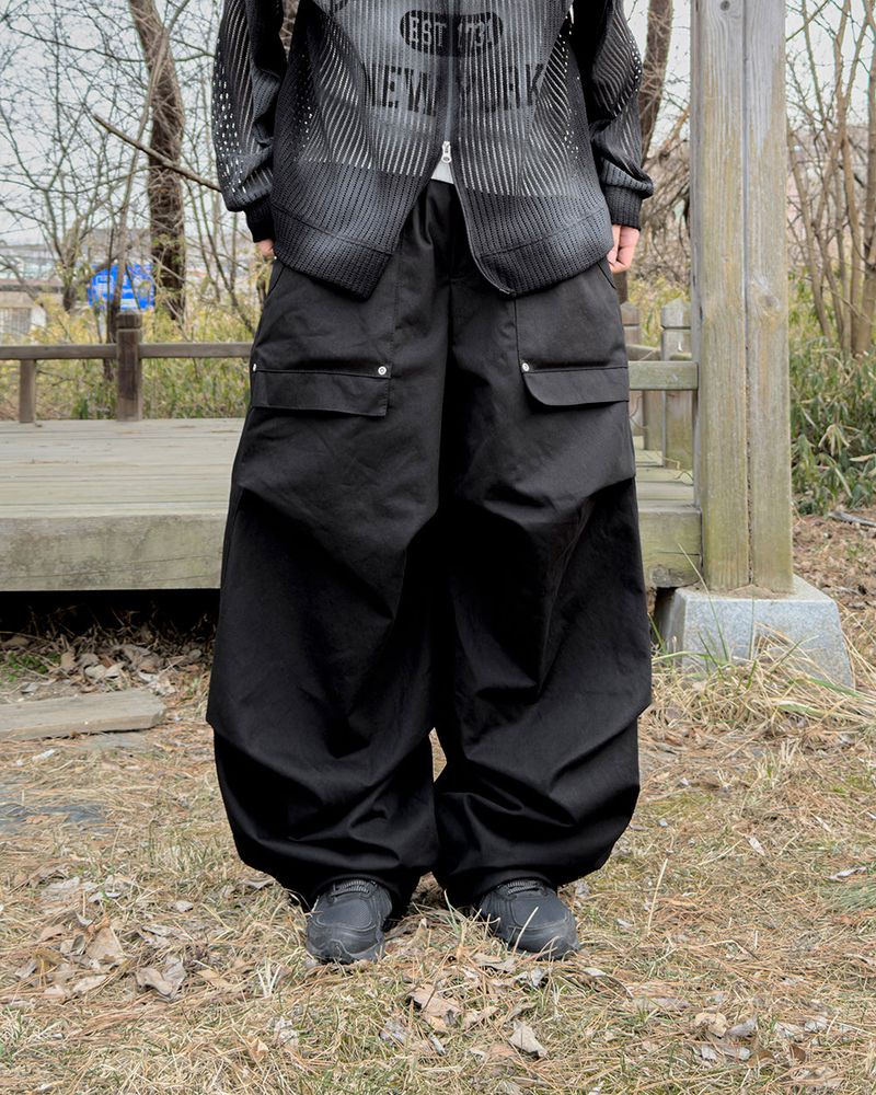 Doblen Rivet Balloon Cotton Pants