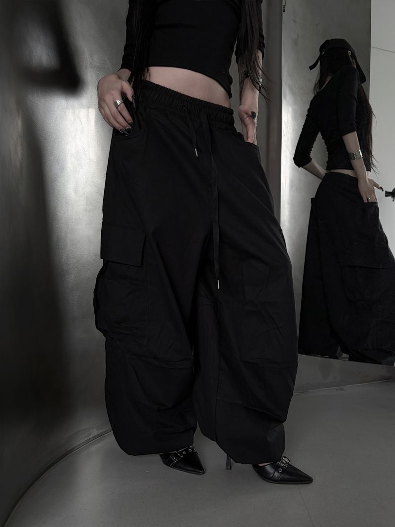 balloon big cargo pants (2color)