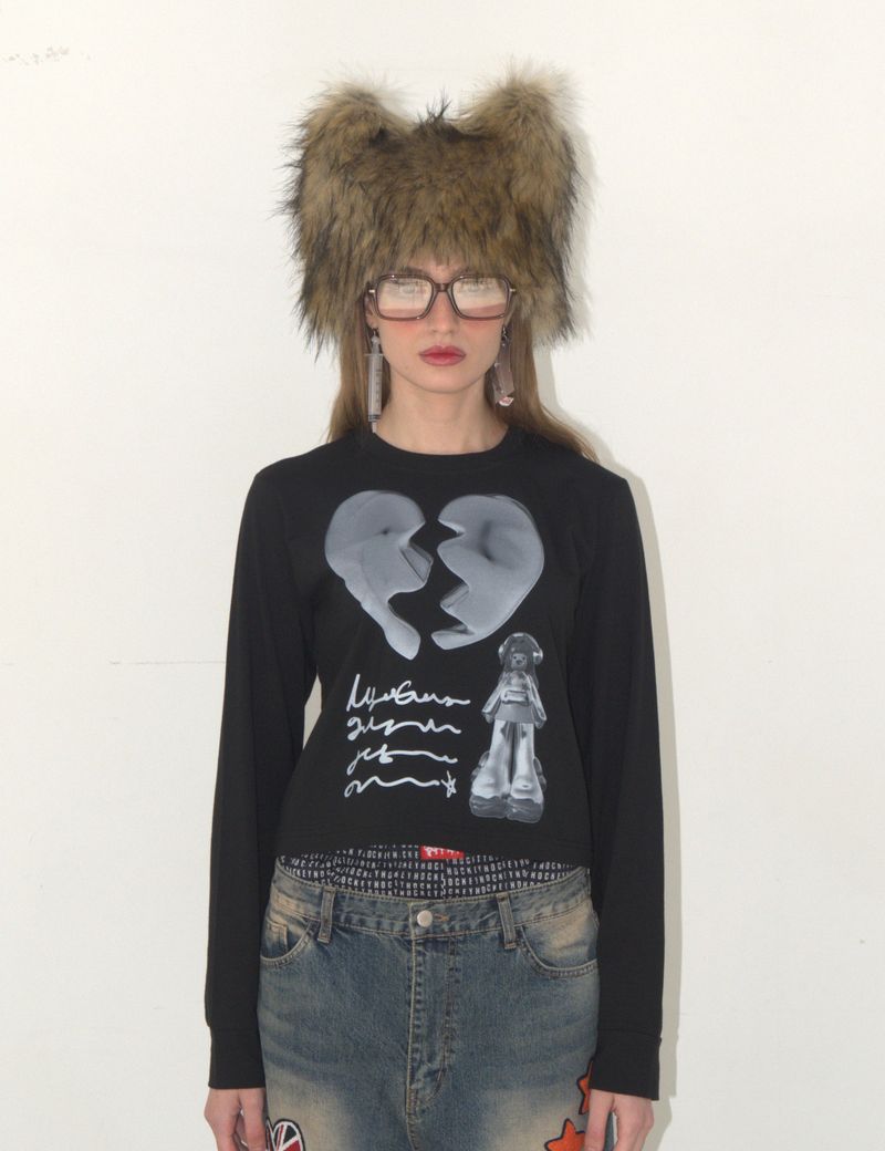 Letter From Aliene Long Sleeve BLACK