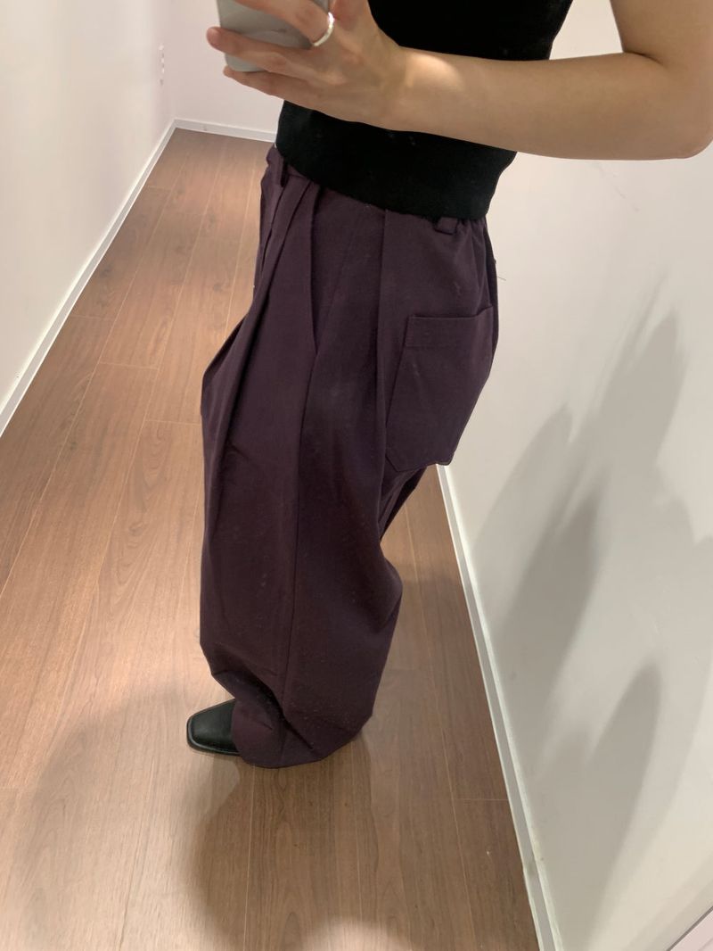 Lo-fi two-tuck slacks (3color)