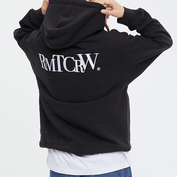 ROMANTIC CROWN(ロマンティッククラウン)の「RECENT LOGO HOODIE_BLACK(Tops)」