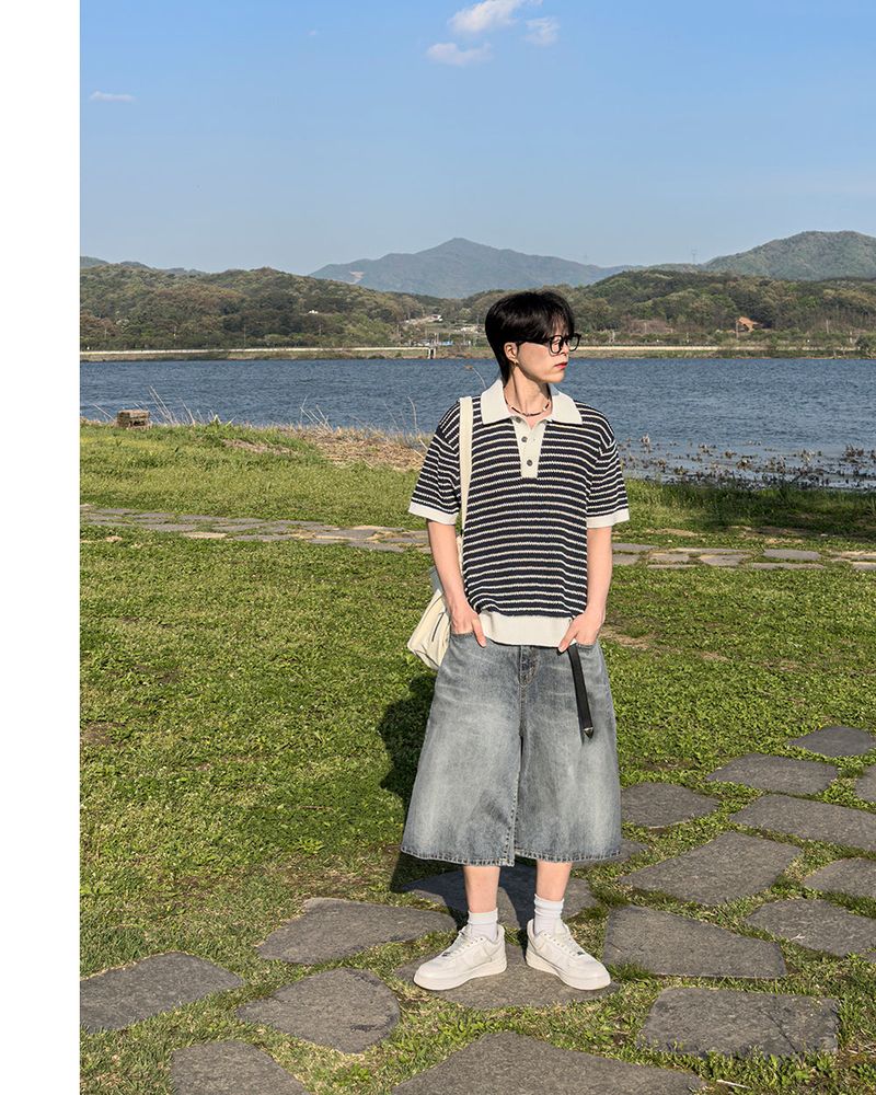 Pale Gracy Bermuda Denim