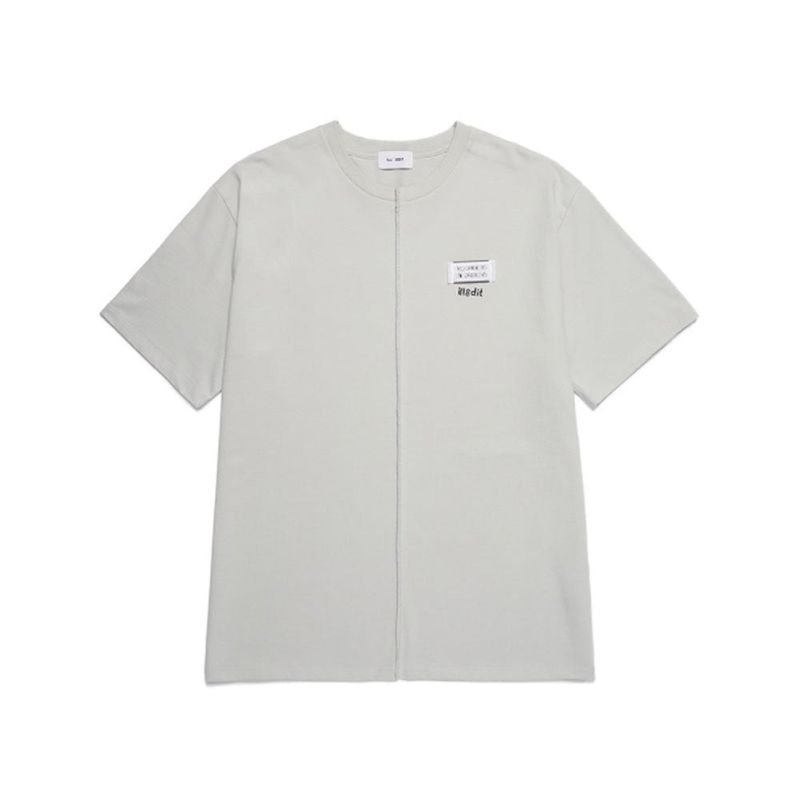 [ILLEDIT] HALF CUTTING T-SHIRT 4COLOR