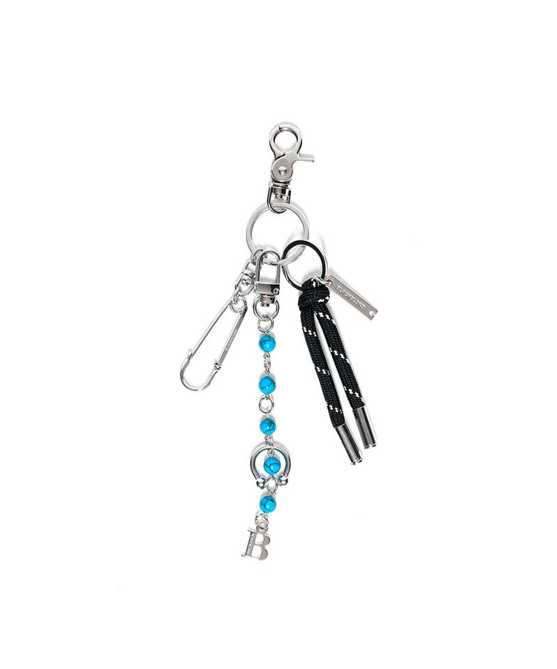 BLACKBLOND（ブラックブロンド）の「BBD Stone Ball Rope Keyring (Turquoise&Black)（Toys/Key Holders）」