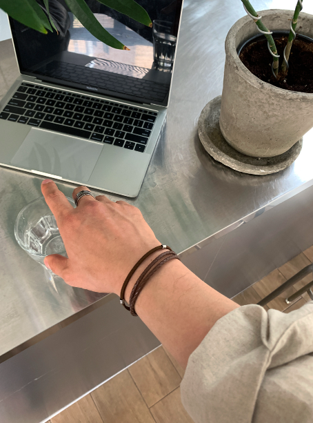 Bead Milano Leather Bracelet