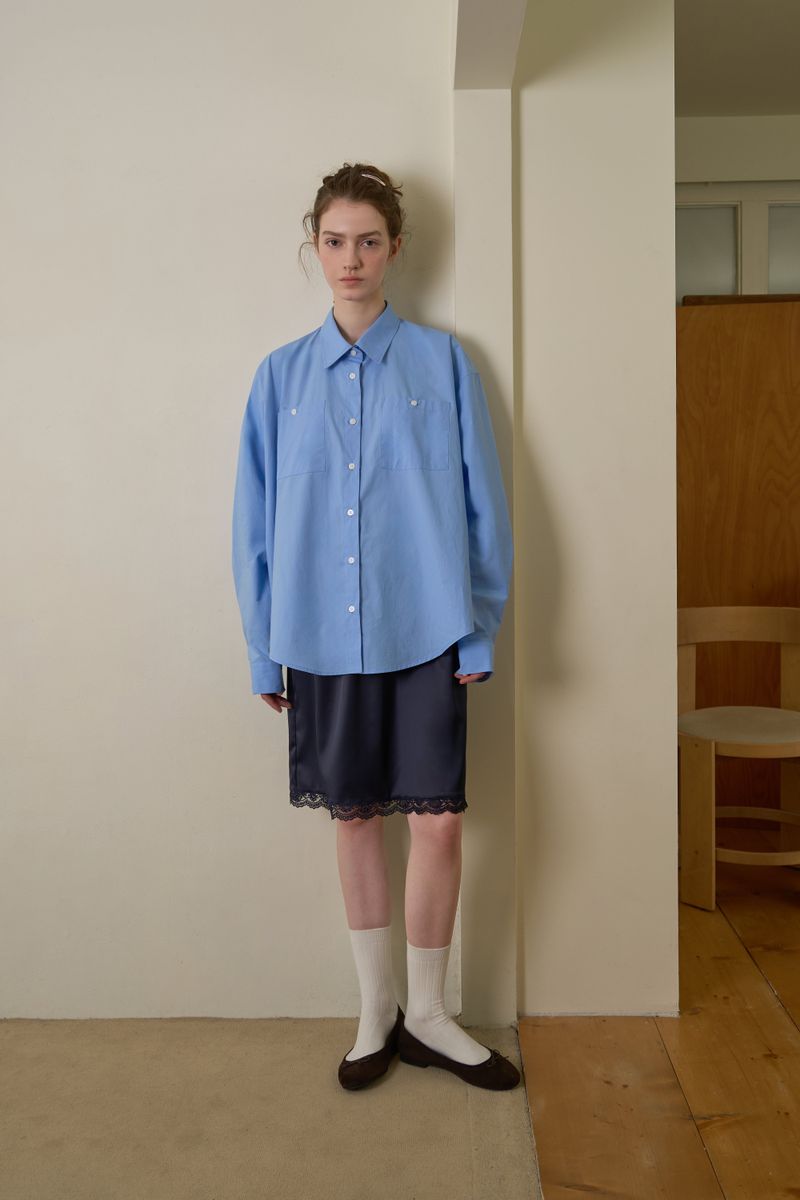 Standard pocket shirt_blue