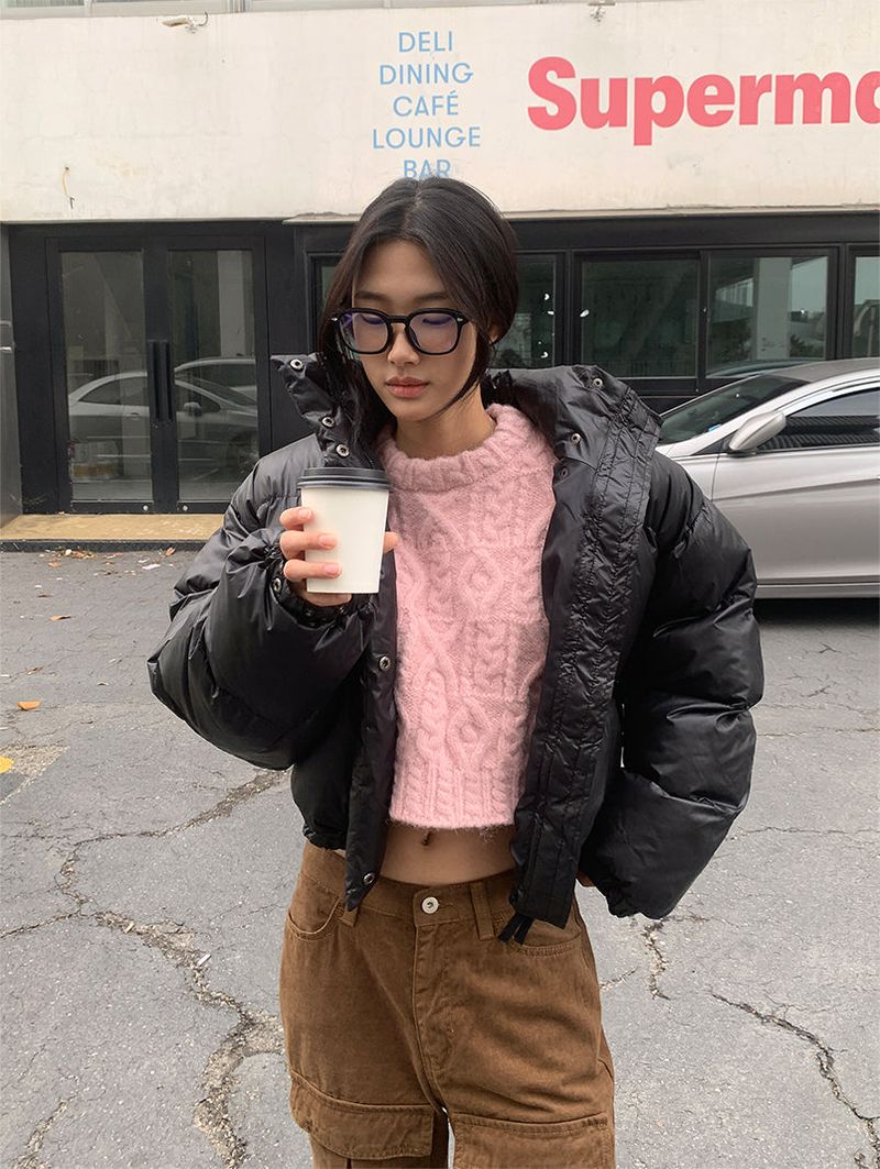 POUND CROPPED PADDING JACKET (6COLOR)