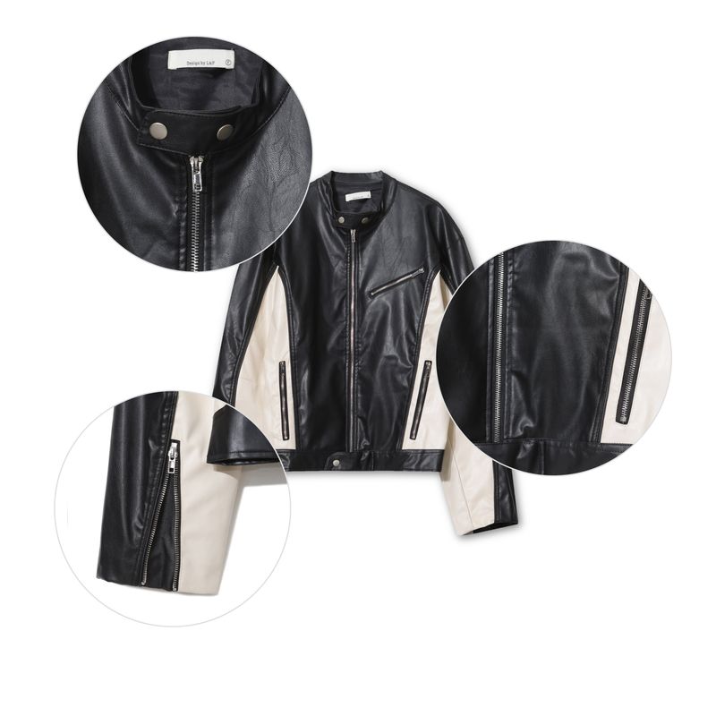 RU23118 Buffing Leather Jacket (2 colors)