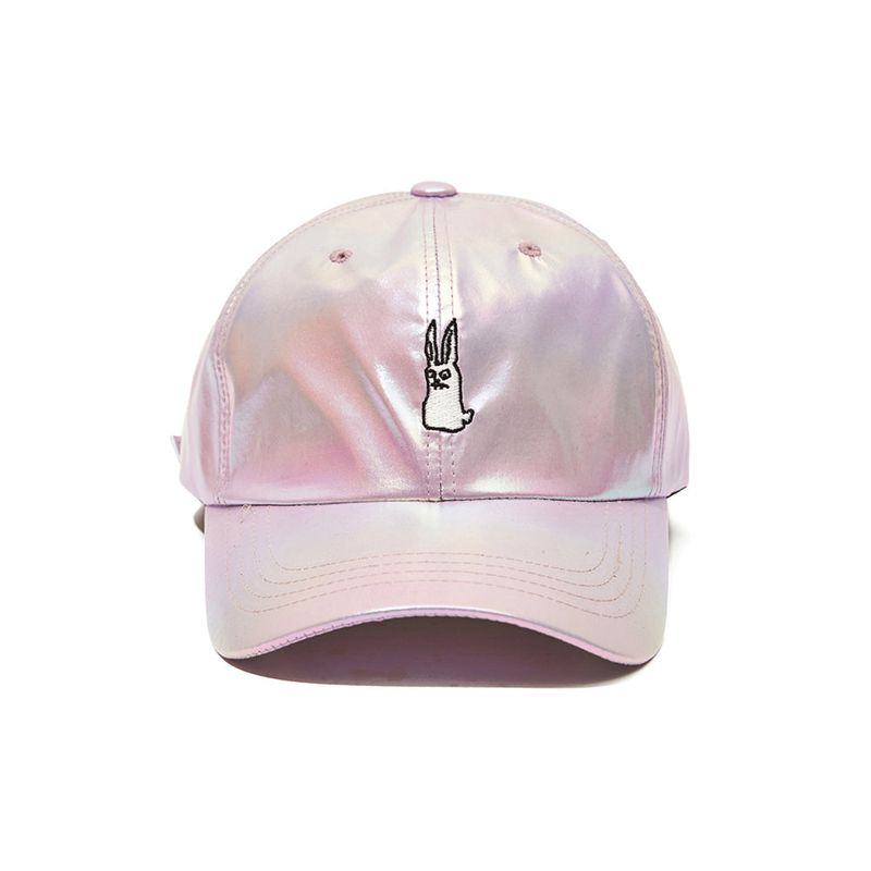 BSR2223FWCP047 GR HOLOGRAM CAP PINK