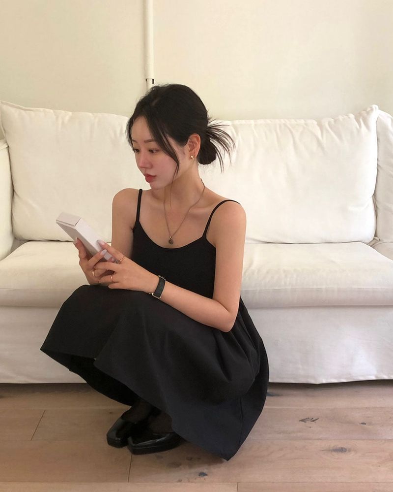[BELLIDE MADE] Two-Length Merry Flare Layered One Piece
