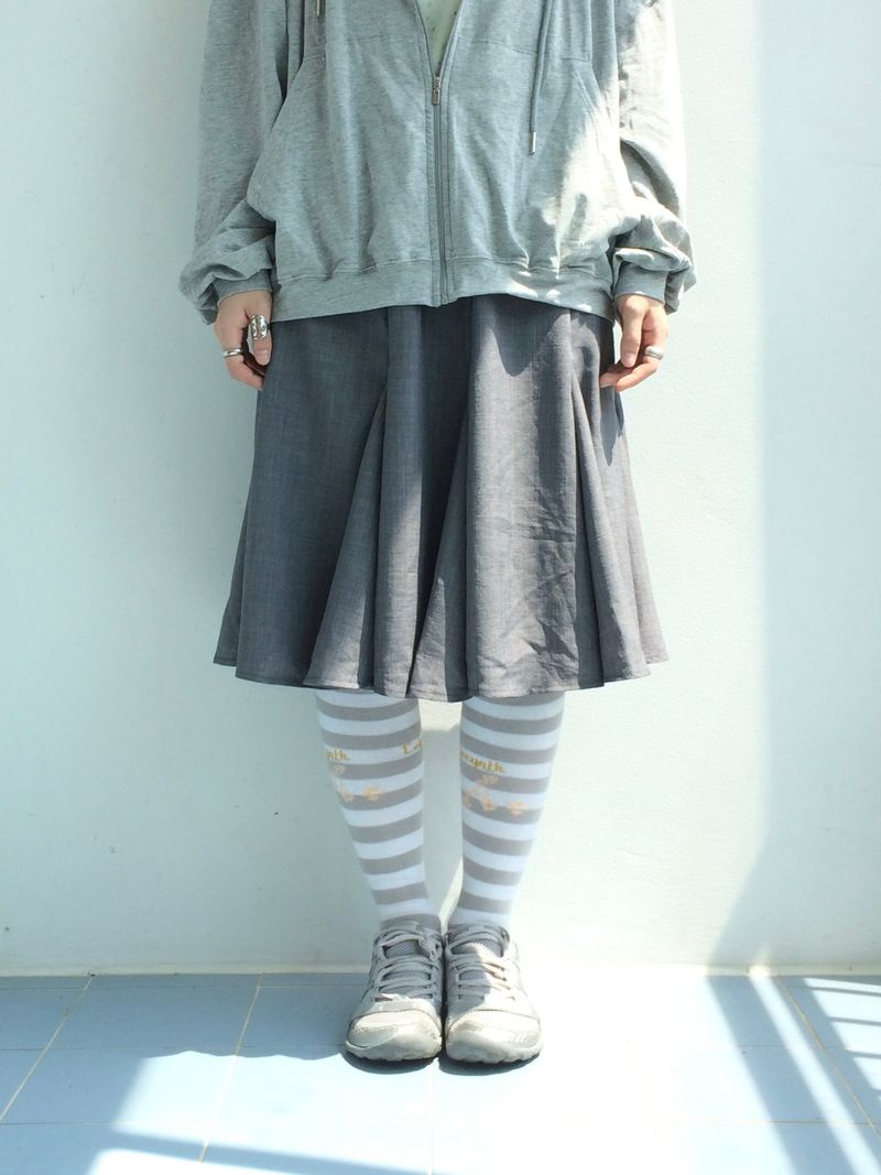 soft garden flare skirt