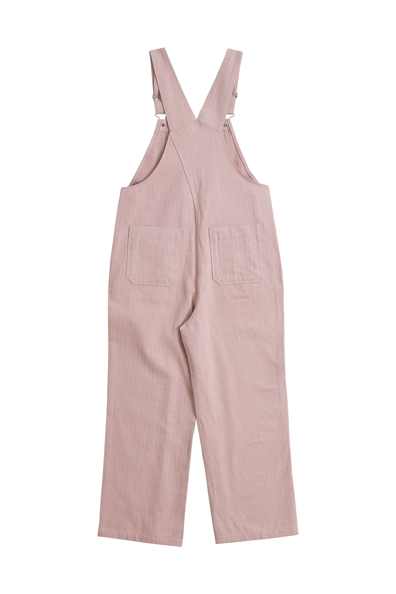 Kookeesee Slub cotton Overall (Light pink)