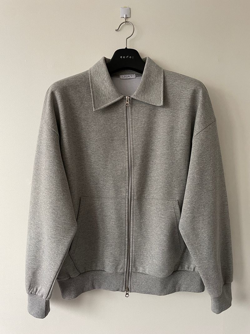 Melange twoway jacket