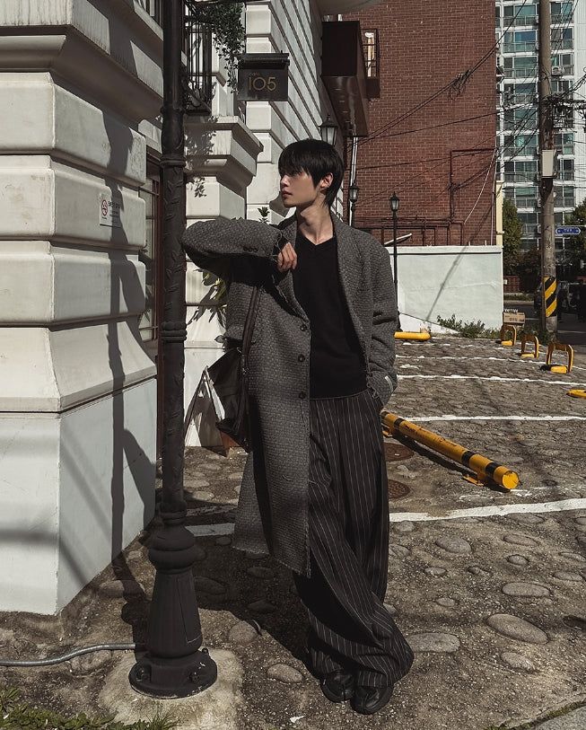 Brood Tweed Dekki Wool Coat