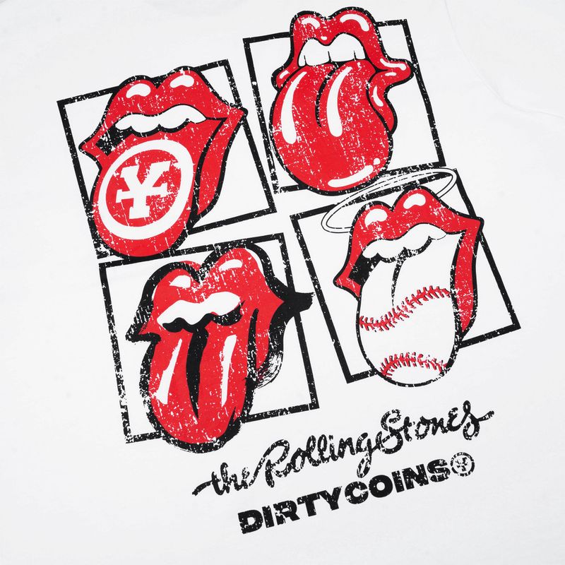 DC x The Rolling Stones Stones Mate Regular T-Shirt White
