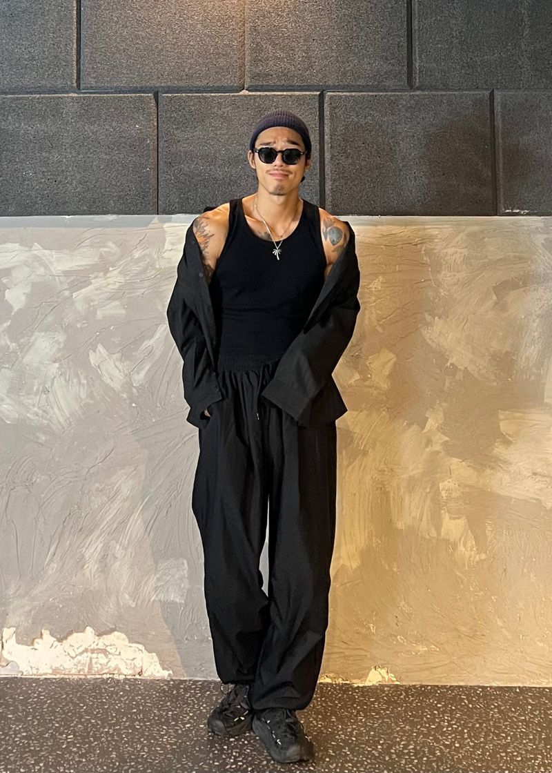 Work Nylon Banded Pants 4Color