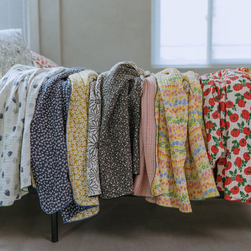 dormor(ドルモル)の「Reversible cotton Summer Blanket - L size(Interior)」