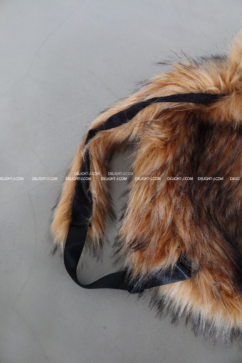 Raccoon Fake Fur Backpack