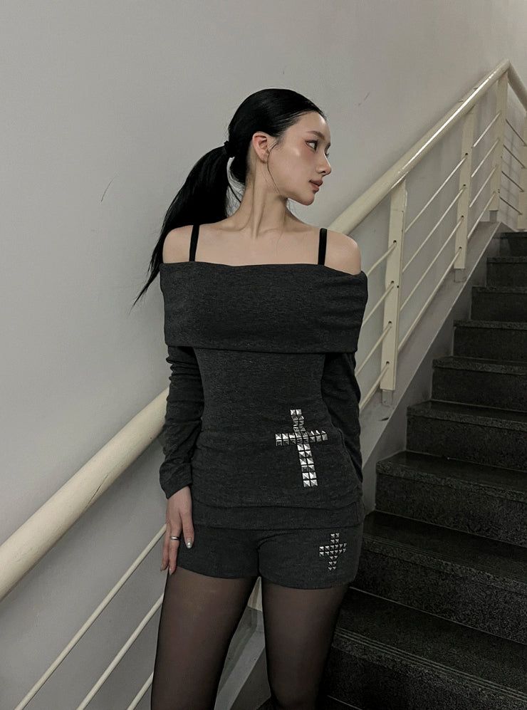 Cross off shoulder