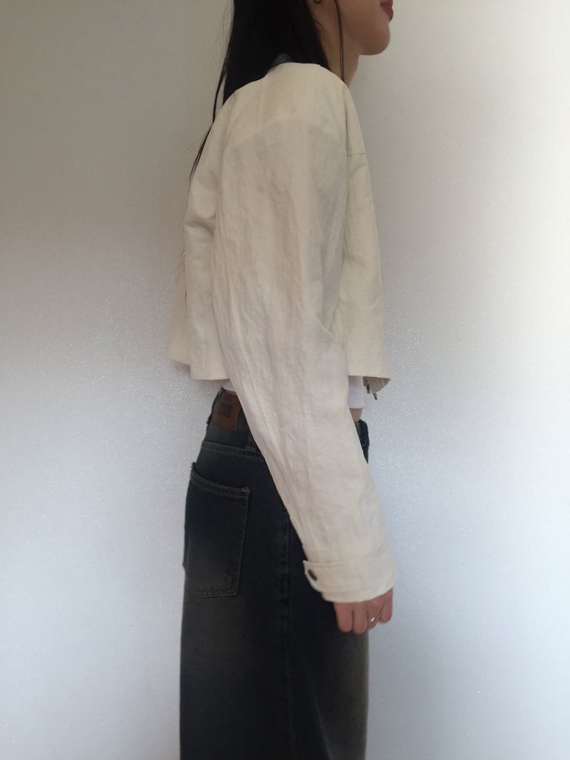 Touch denim wide long pants (2 colors)